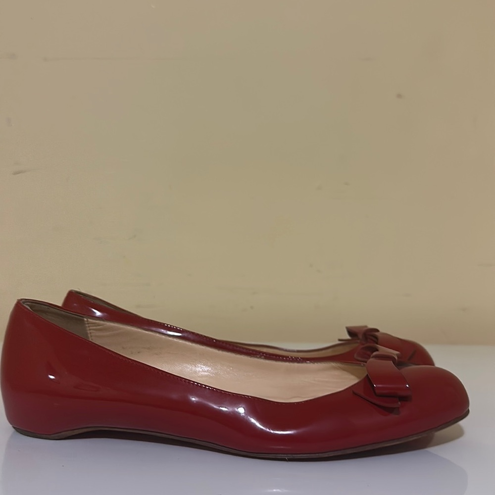 Authentic Christian Luboutin Patent Leather Flats
